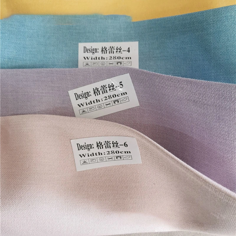 Factory Supply Soft Solid Color Insulation Sun Protection Thicken Shading Curtain Fabric