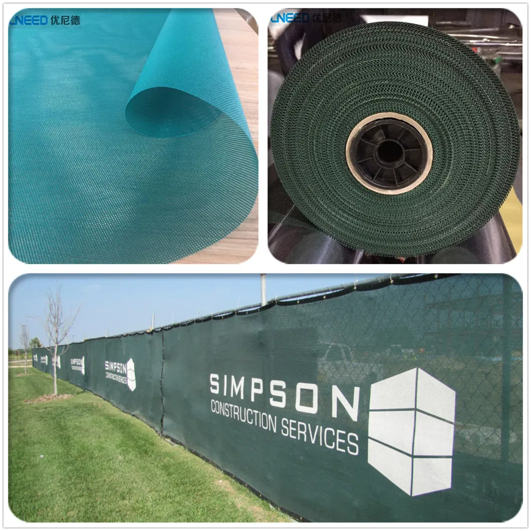 High Strength PVC Coated Polyester Mesh Fabric Building Fence Mesh