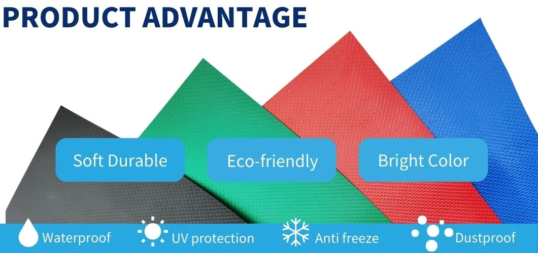 Jtx Hot-Melt Coating PVC Outdoor Solar Tarpaulin Material for Sunshine Reflective