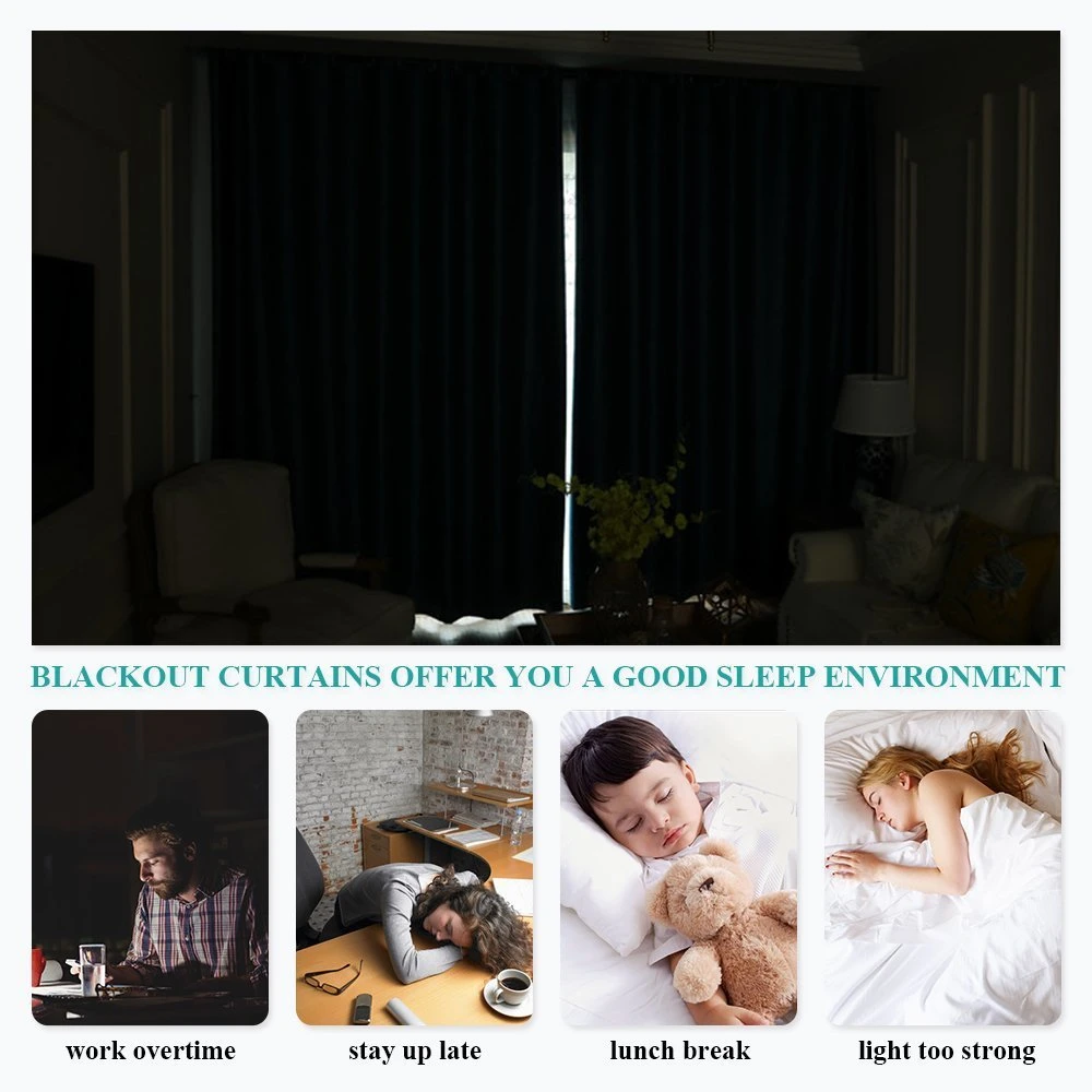 High Quality Curtain Bed Room Window Curtains Luxury Living Room, Solid Blackout Luxurious Window Curtain