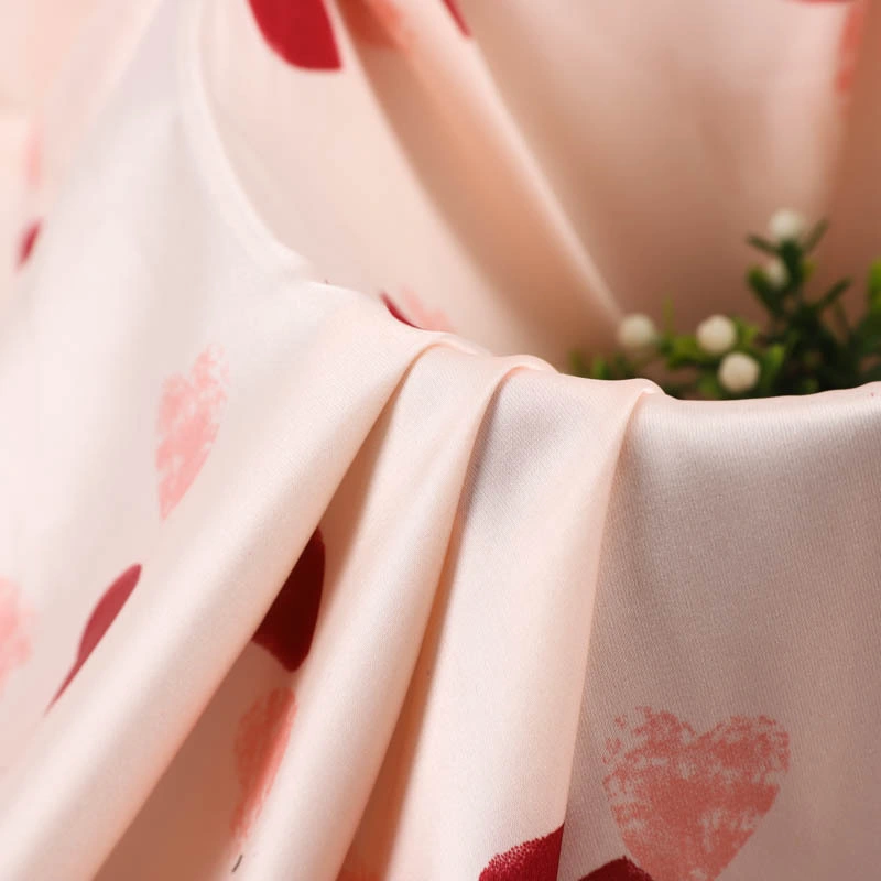 75D 100% Polyester Pleated Chiffon Fabric Soft Printed High Twist Chiffon Fabric for Women Skirts