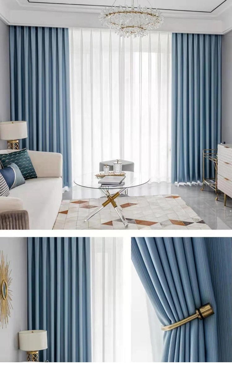 Color Matching Curtains, Living Room, Bedroom, Floating Window, Modern Luxury, 2022 New High-End Atmospheric Shading Curtain