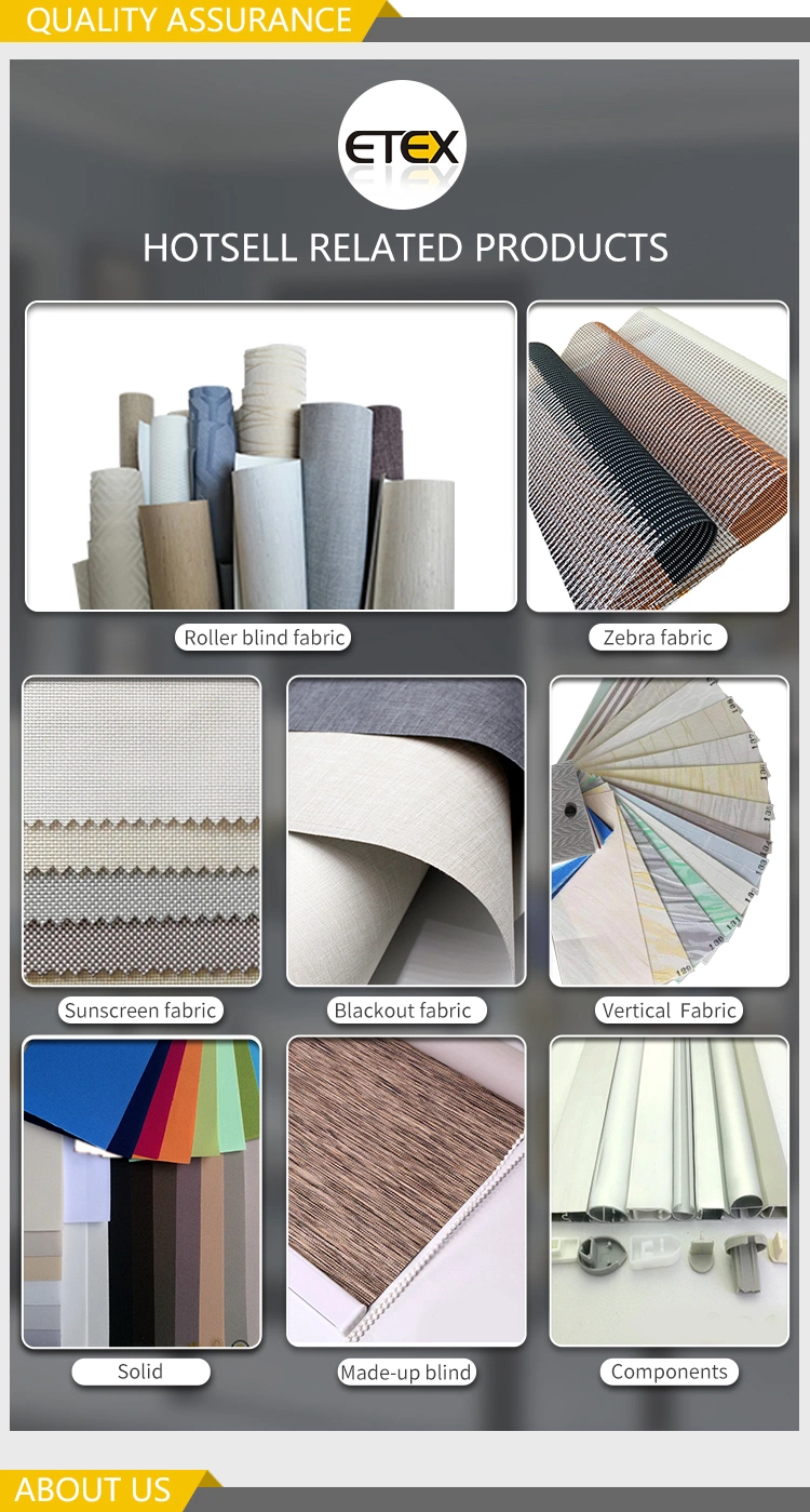100% Polyester Wholesale Colorful Window Roller Blinds Fabric