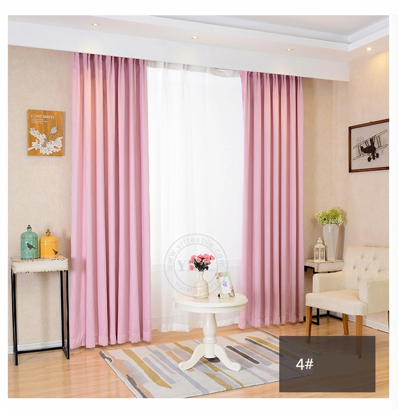 Hot Sale Latest Style 100% Polyester Fabric Window Curtain Roller Blinds for Dormitory