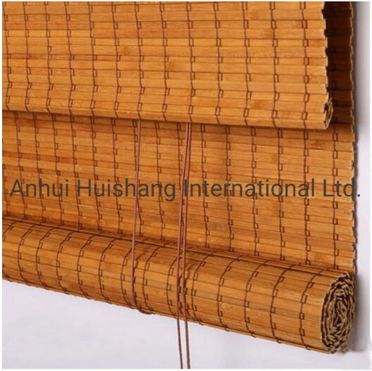 Customized Bamboo Window Curtains Blinds as Shade in Rolling or Roman Style