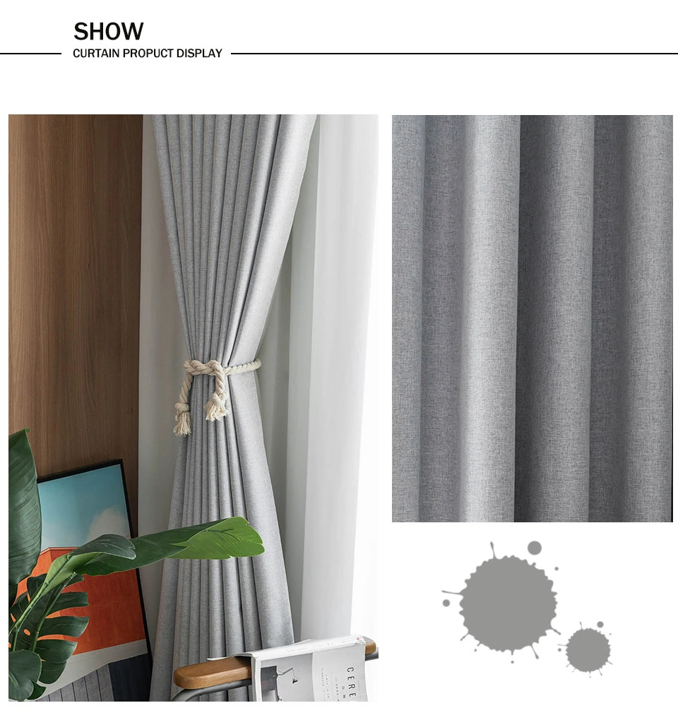 New Style Modern Bedroom Window Luxury Curtains Living Room