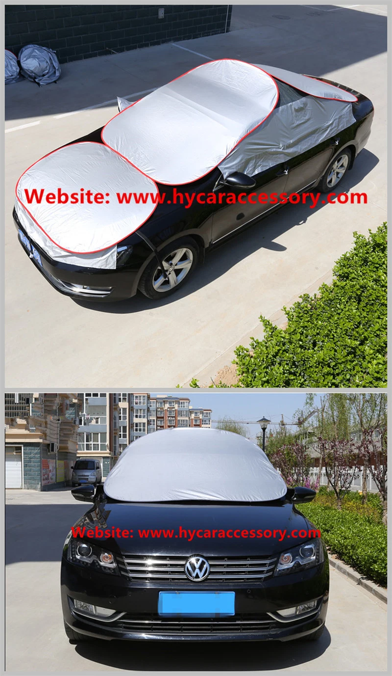 Car Decoration Window Sun Shade Car Accessories Sunproof Sunshade Half Roof Fast Folding Auto Car Cover