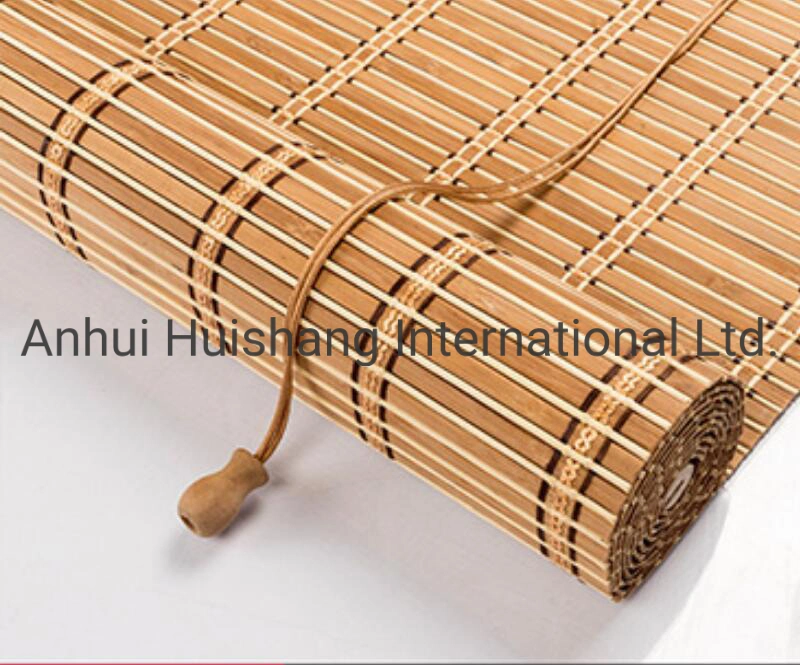 Customized Bamboo Window Curtains Blinds as Shade in Rolling or Roman Style
