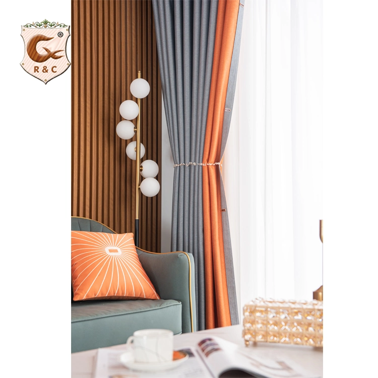 Supplier Blackout Curtain Fabric China Ready Made 100% Polyester Hotel Curtain