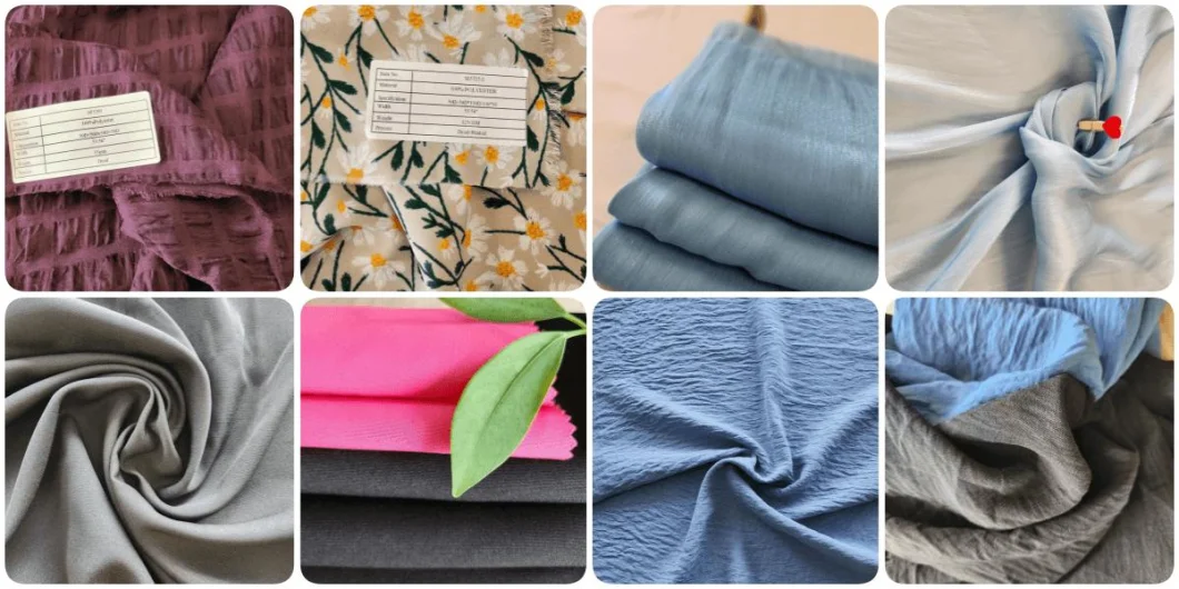 100 Polyester Wholesale Chiffon Digital Printing Crepe Silk Abaya Crinkle Yoryu Chiffon Veil Transparent Fabrics for Dress Clothing