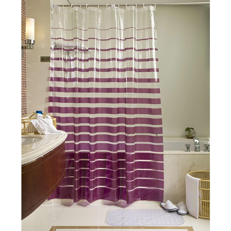 Curtain Decoreagy Watercolor Floral Modern Minimalist Shower Curtain Waterproof Fabric