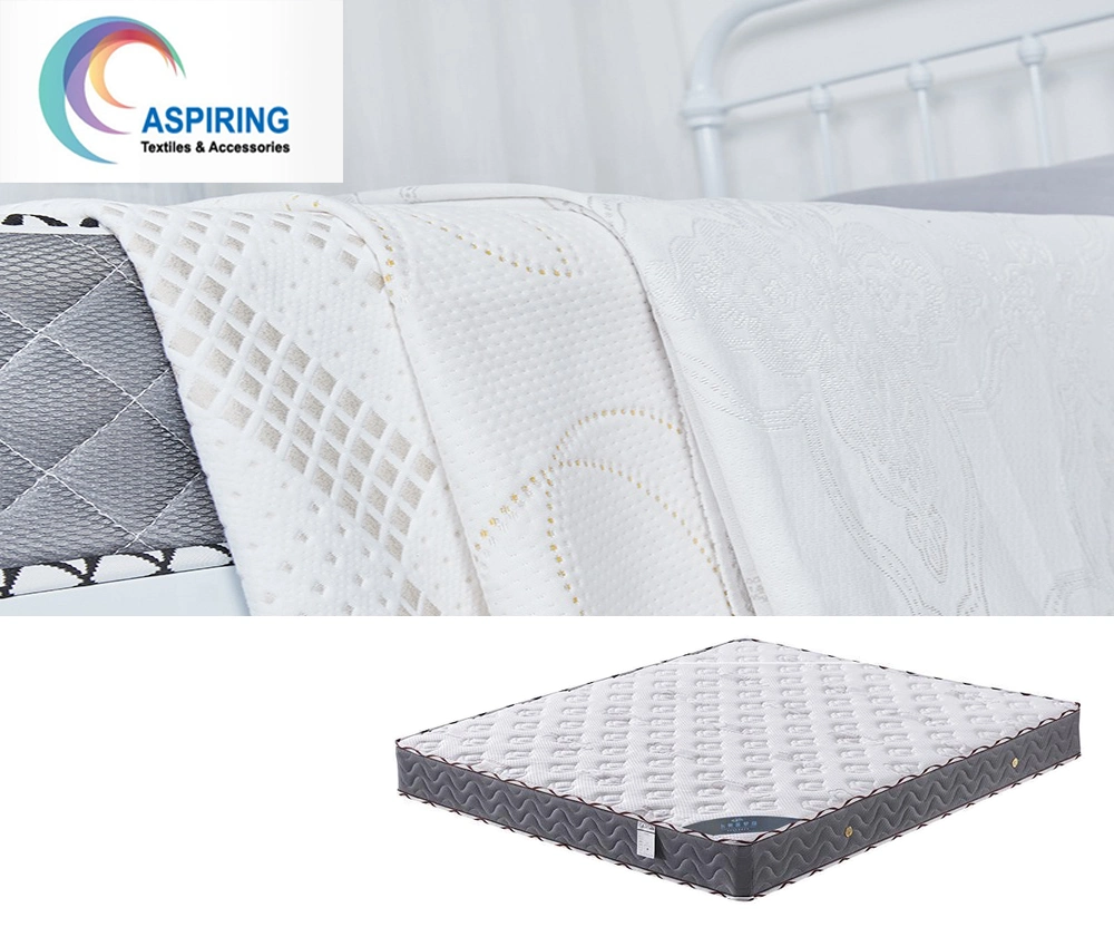 260GSM 220cm 100%Polyester Jacquard Knitted Mattress Fabric