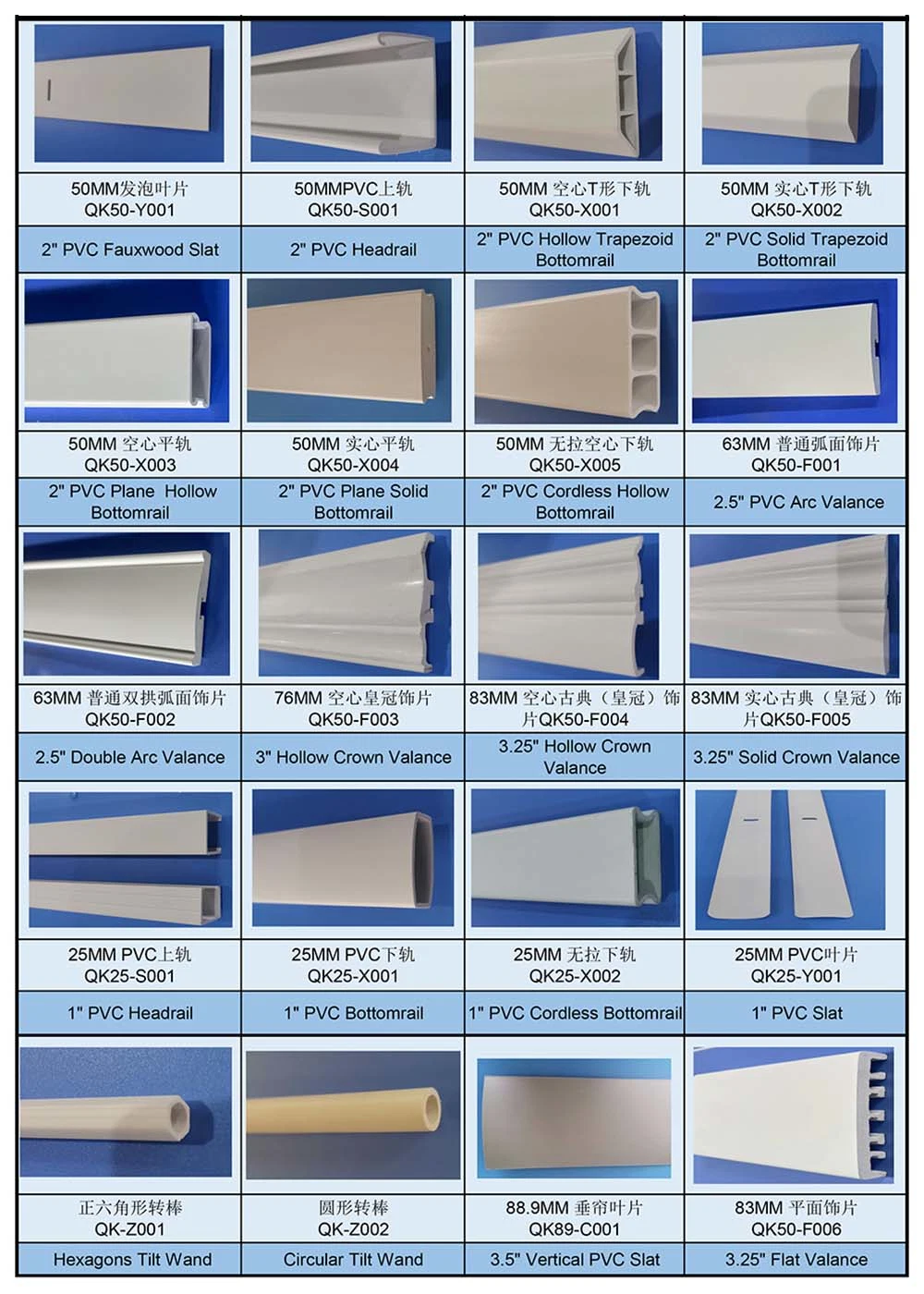 Wholesale Finished 3.5&quot; PVC Vertical Venetian Blinds Customized French Window Blinds