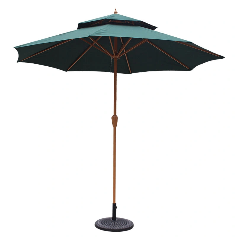 OEM Logo Promotion Advertising Umbrella for The Beach Printing Polyester Fabric with Sliver Coating Inside, Polyester Manual