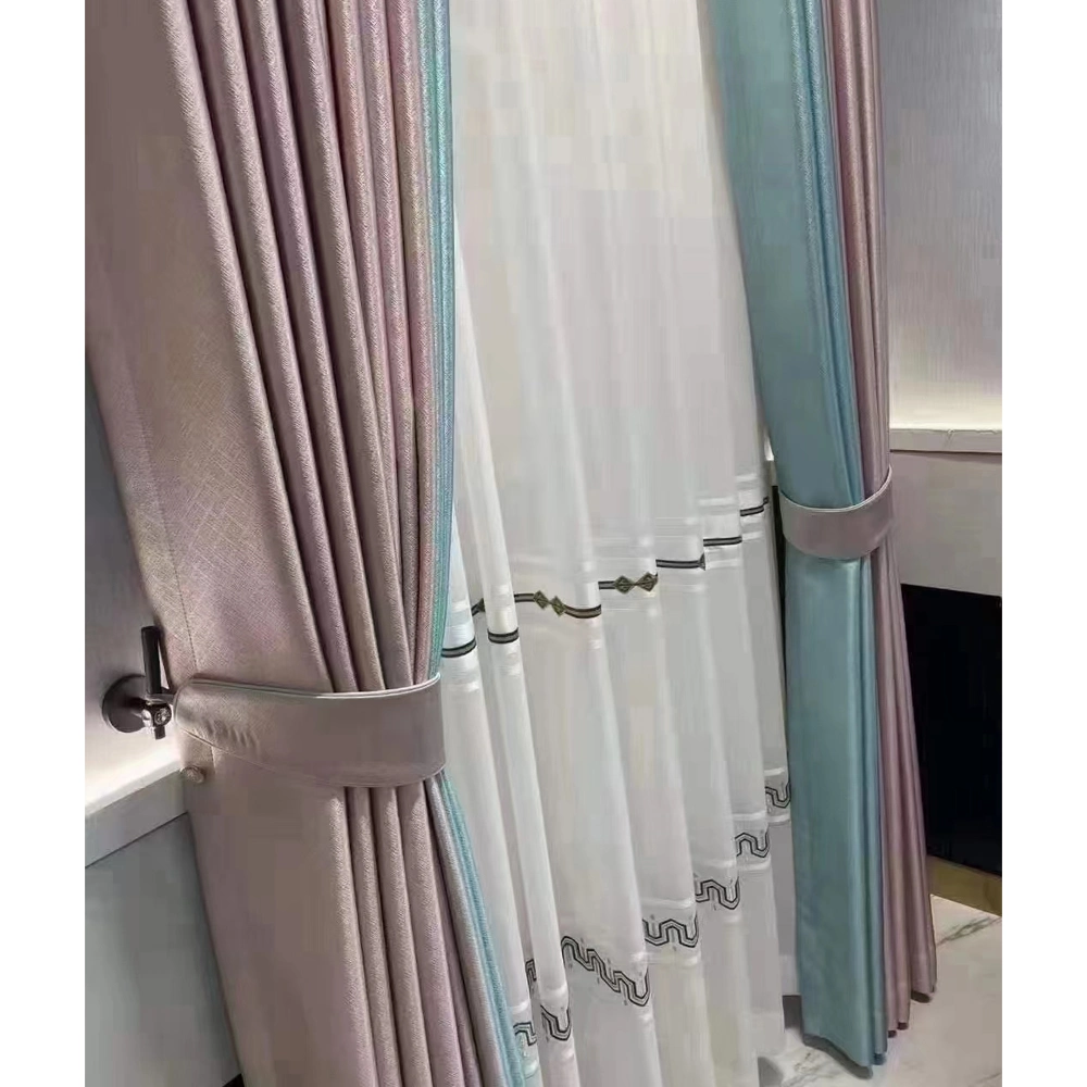 Full Shading Modern European Style Hotel Blackout Curtains for Hotel Office House
