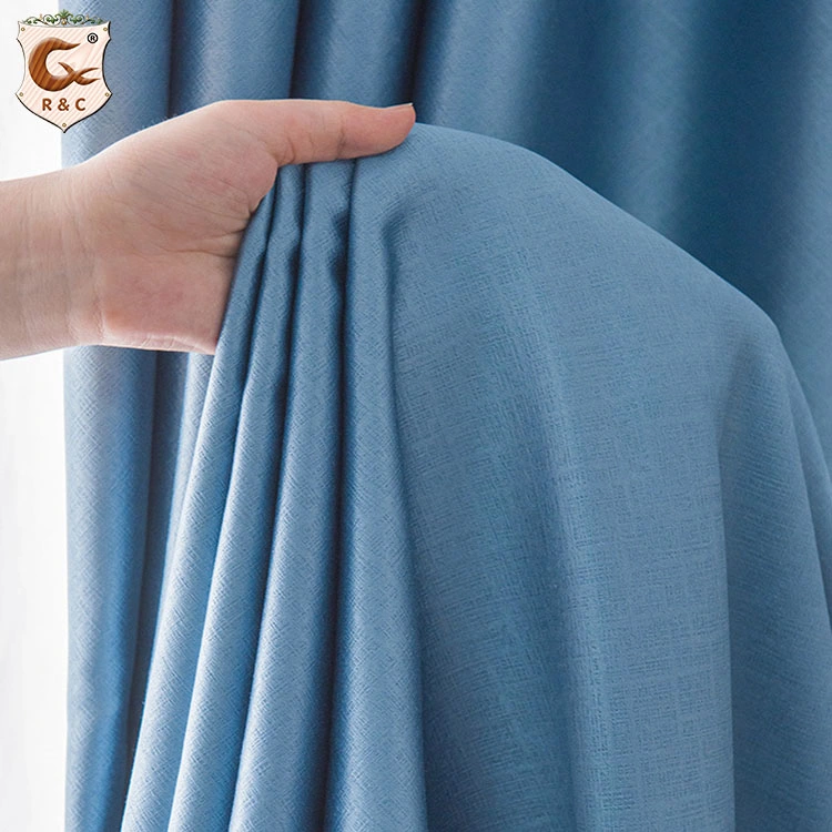 Blackout Curtain Fabric China Ready Made 100% Polyester Window Curtain