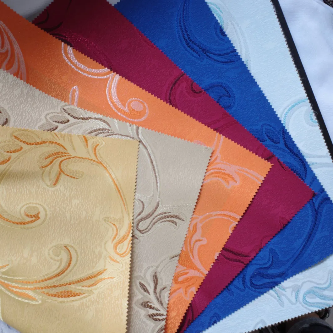 Popular Stylish Cortinas High Quality Polyester Household Jacquard Curtain Fabric