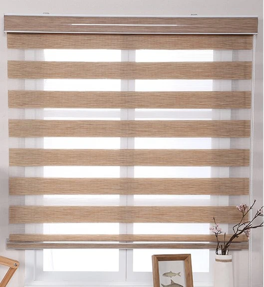 Fashionable Zebra Blackout Blinds for Roller Shade, Day and Night Blinds Fabric, Polyester Window Blinds, Cord Roller Blind