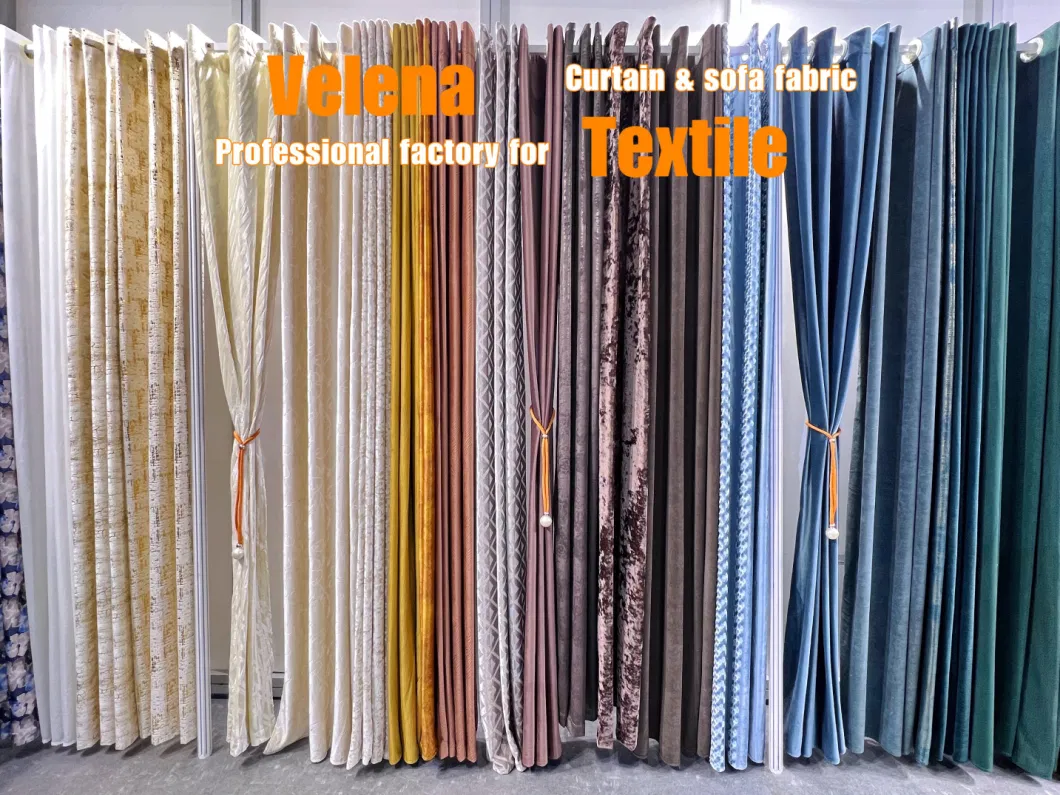 High Quality Polyester Linen Look Upholstery Furniture Sofa Curtain Home Textile Fabric High Quality China Factory