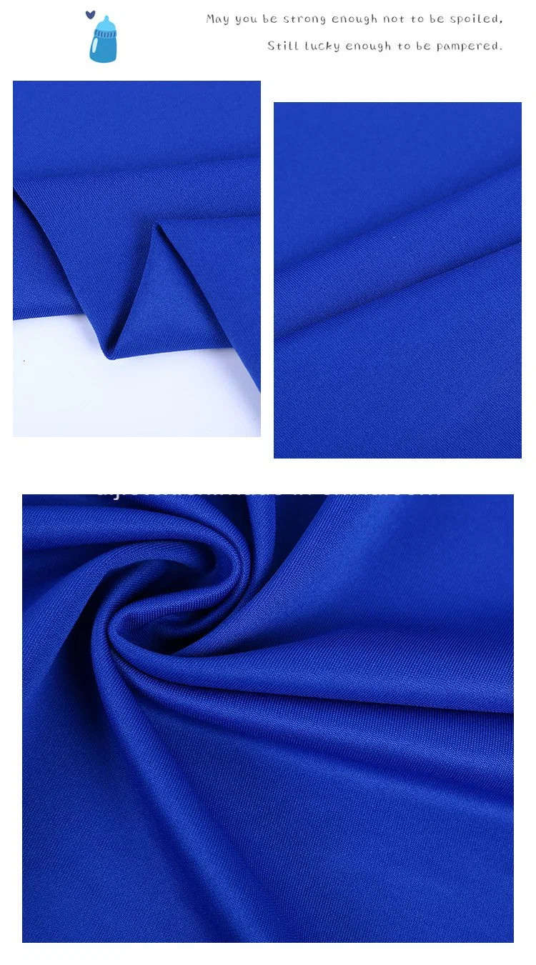 Polyester Spandex Double-Sided Air Layer Interlock Scuba Knitted Fabric Sportswear &Uniform Fabric