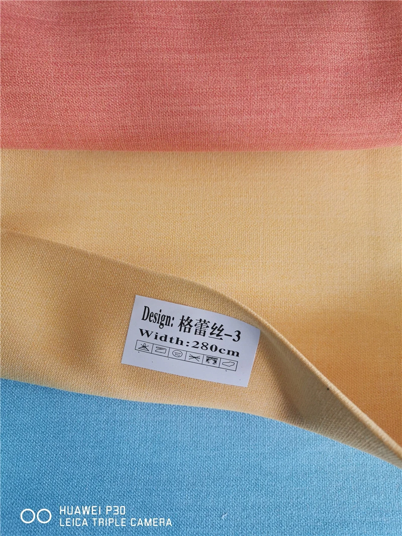 Factory Supply Soft Solid Color Insulation Sun Protection Thicken Shading Curtain Fabric
