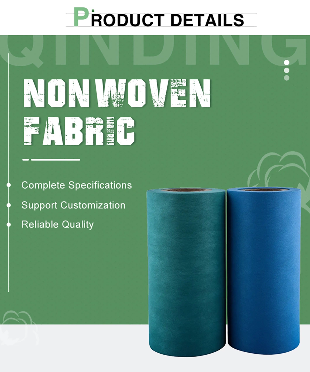 Nonwoven Color Polyester Felt Nonwoven Fabric 100% Polyester for Men Plain Dyed Colorful Nonwoven Bags