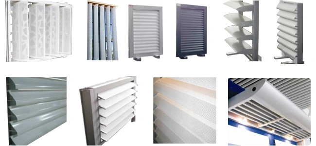 Vertical Blind/Durable High Performance Aluminium Sun Louver Shutter Window Louver Wall Louver