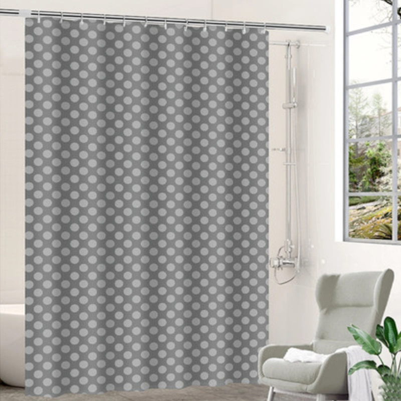 Shower Curtain for Bathroom and Bathtub No Chemical Smell Waterproof Curtains Plastic Printed