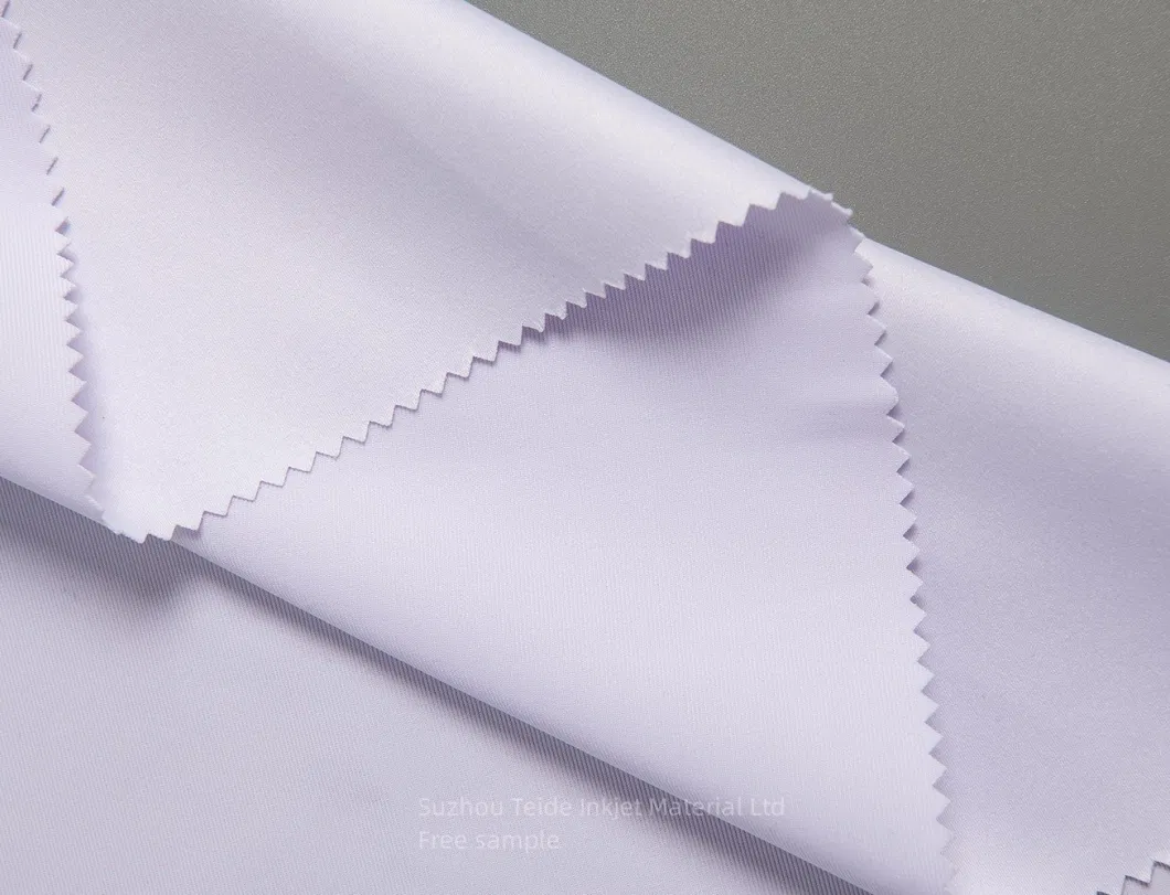 White Color Polyester Fabric for Dyed Sublimation Print