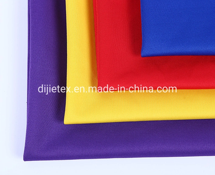 Polyester Spandex Double-Sided Air Layer Interlock Scuba Knitted Fabric Sportswear &Uniform Fabric