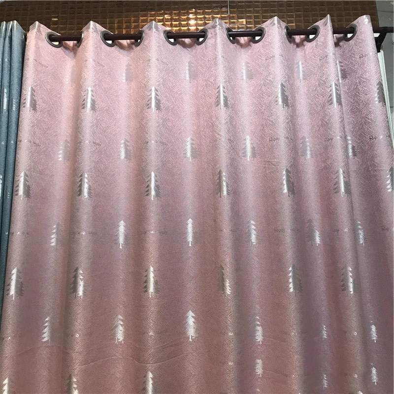 Blackout Curtains Curtain Fabric Jacquard Wholesale Ready Made Polyester Living Room 100% Polyester