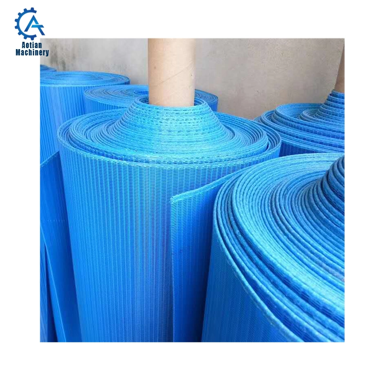 Paper Recycling Machine Polyester Mesh Fabric Spiral Dryer Screen Fabric