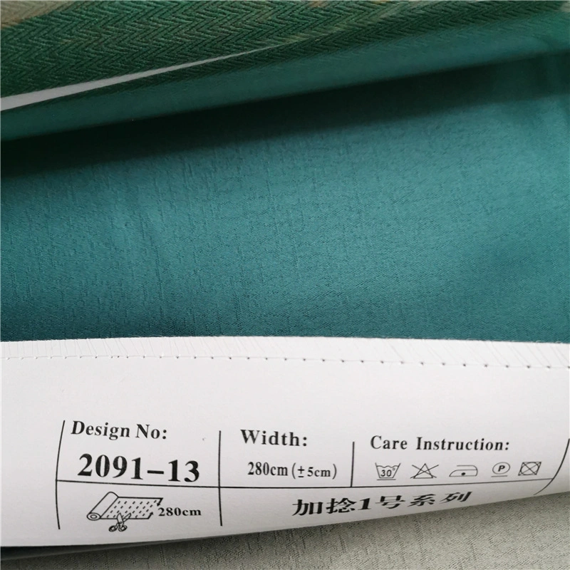 Factory Supply Sunshade Polyester Cotton Jacquard Styles Window Treatment Curtain Fabric