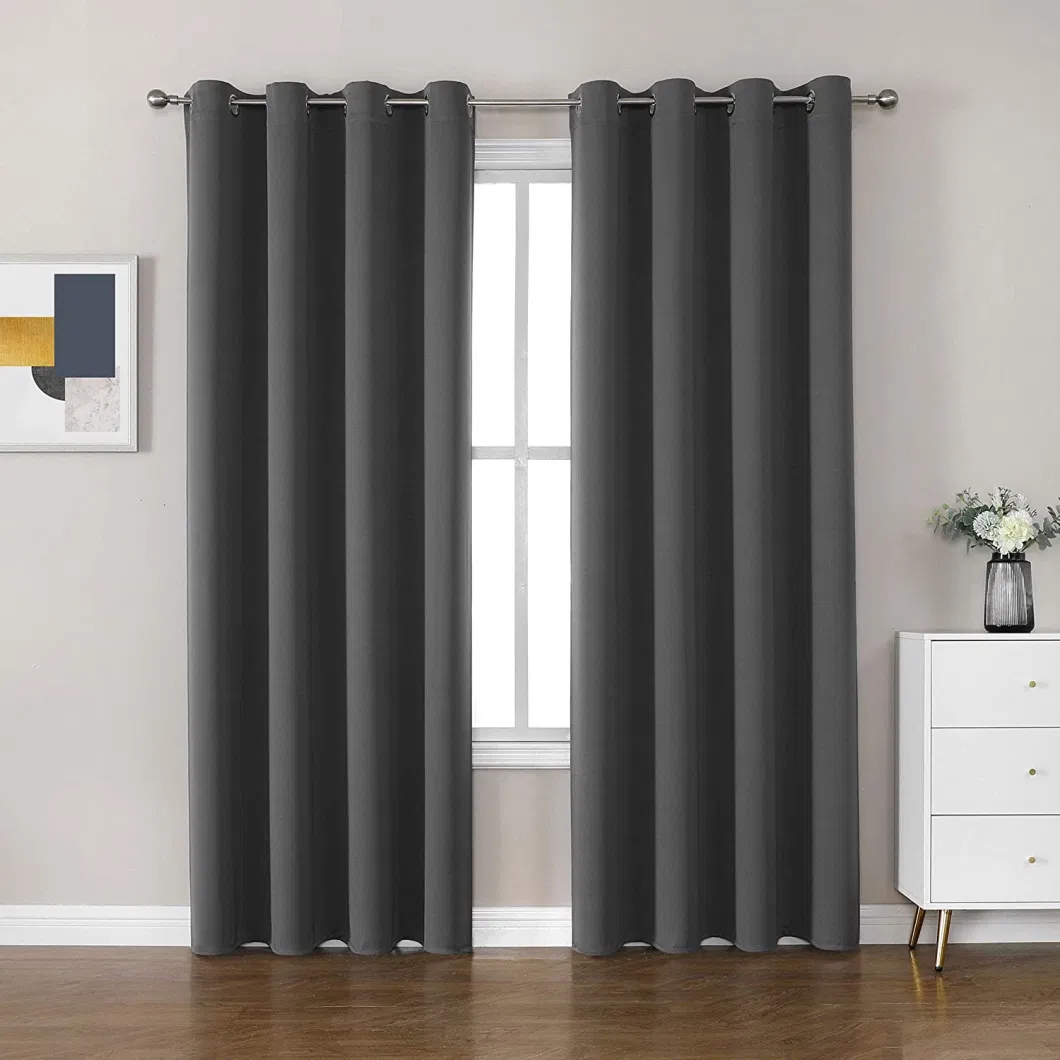 Cc-9014 High Quality Modern Luxury Blackout Curtain Fabric Corrugated Linen Window Curtains Living Room Luxury