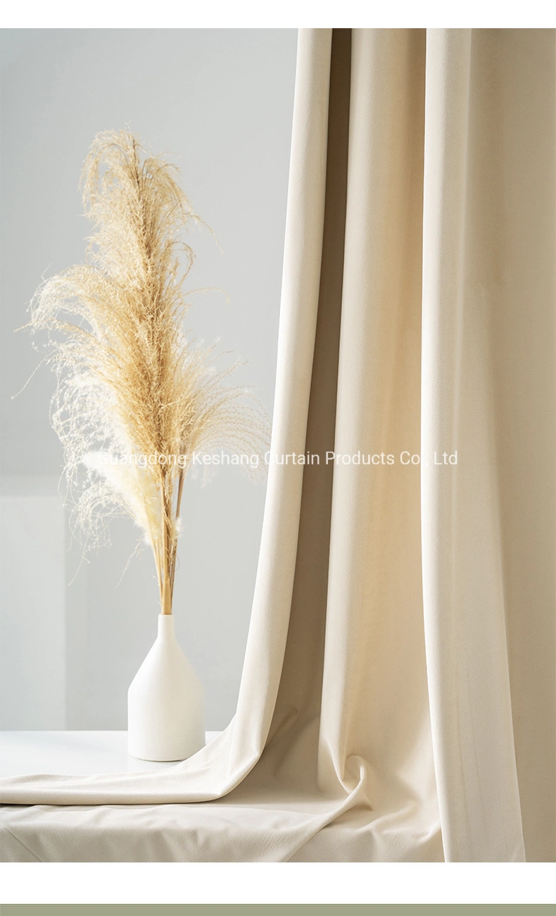 Wholesale Ready Made Quality Curtins Polyester Fabric Netherlands Velvet Curtain