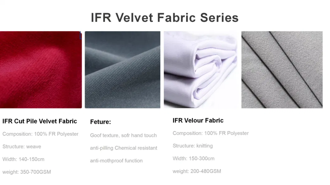 Inherent Flame Retardant Polyester High Quality Blackout Curtain Fabric