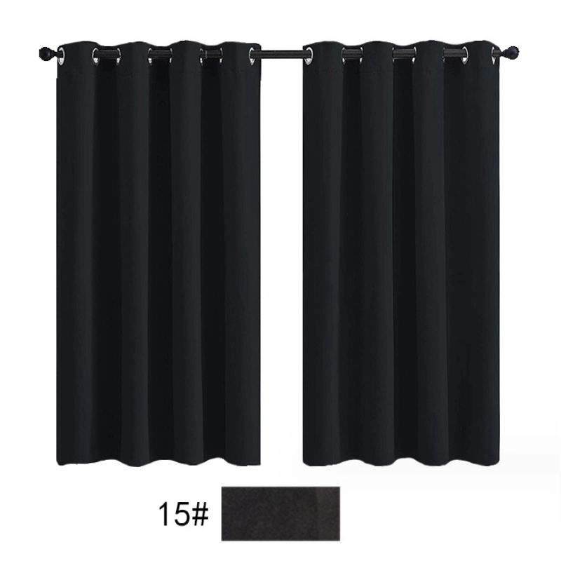 Wholesale Thermal Insulated Eyelet Blackout Black Block out Living Room Curtains, Modern Curtains for The Living Room Blackout