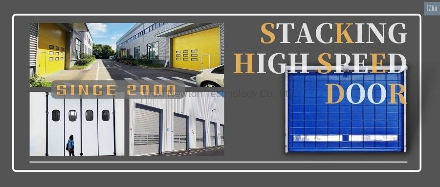 High Quality Soundproof Door Fabric Sensor Logistics Warehouse Soft Curtain Stacking Door