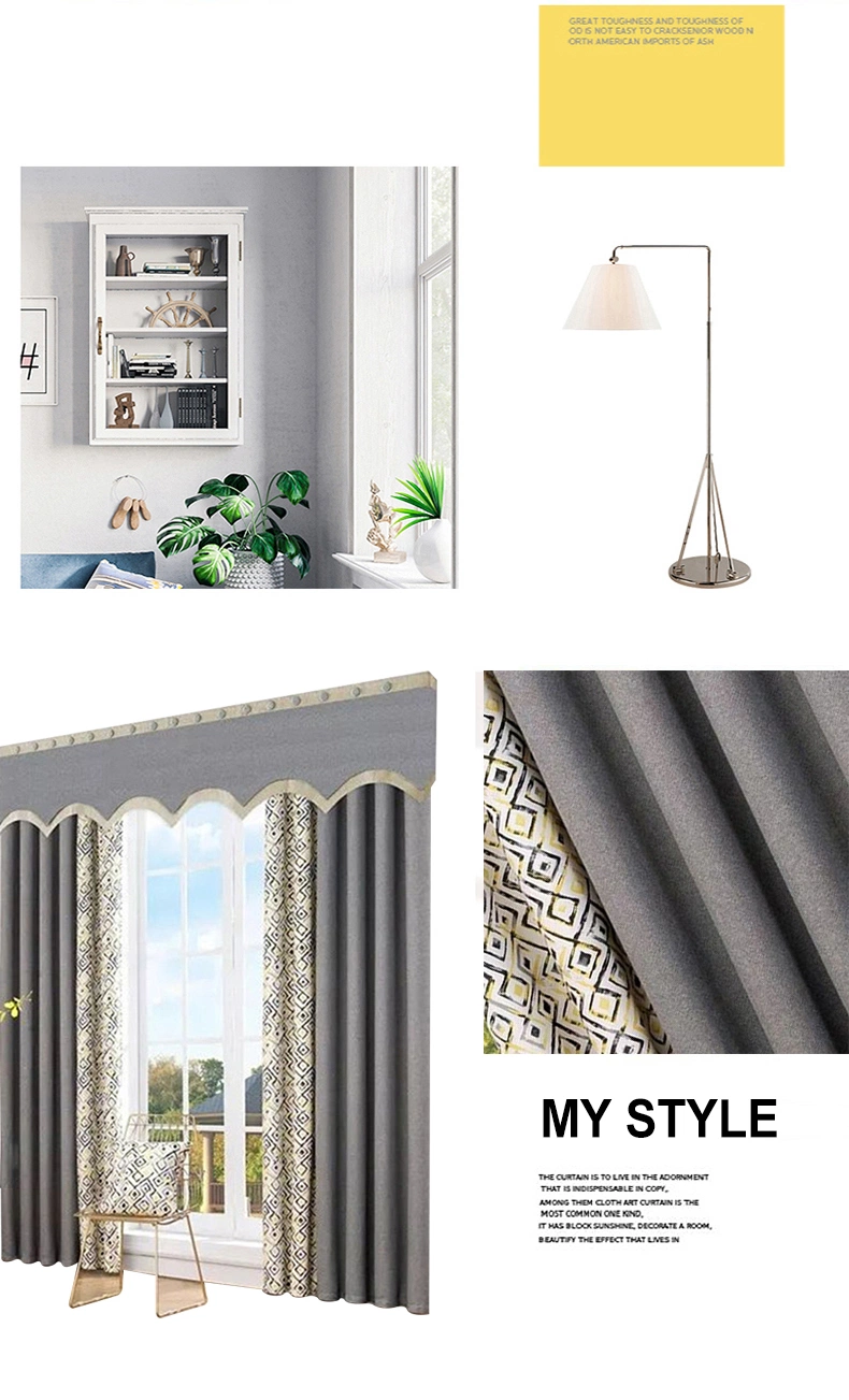 Wholesale Cheap Promotional Luxury European Style High Quality Curtain