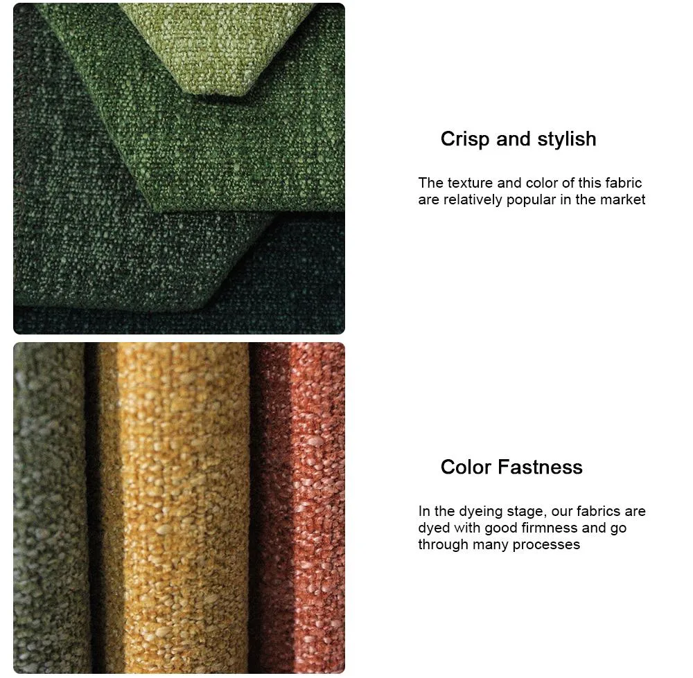 Recycle Chenille and Jacquard Polyester Sofa Office Furniture Fabric for Chair Home Textile