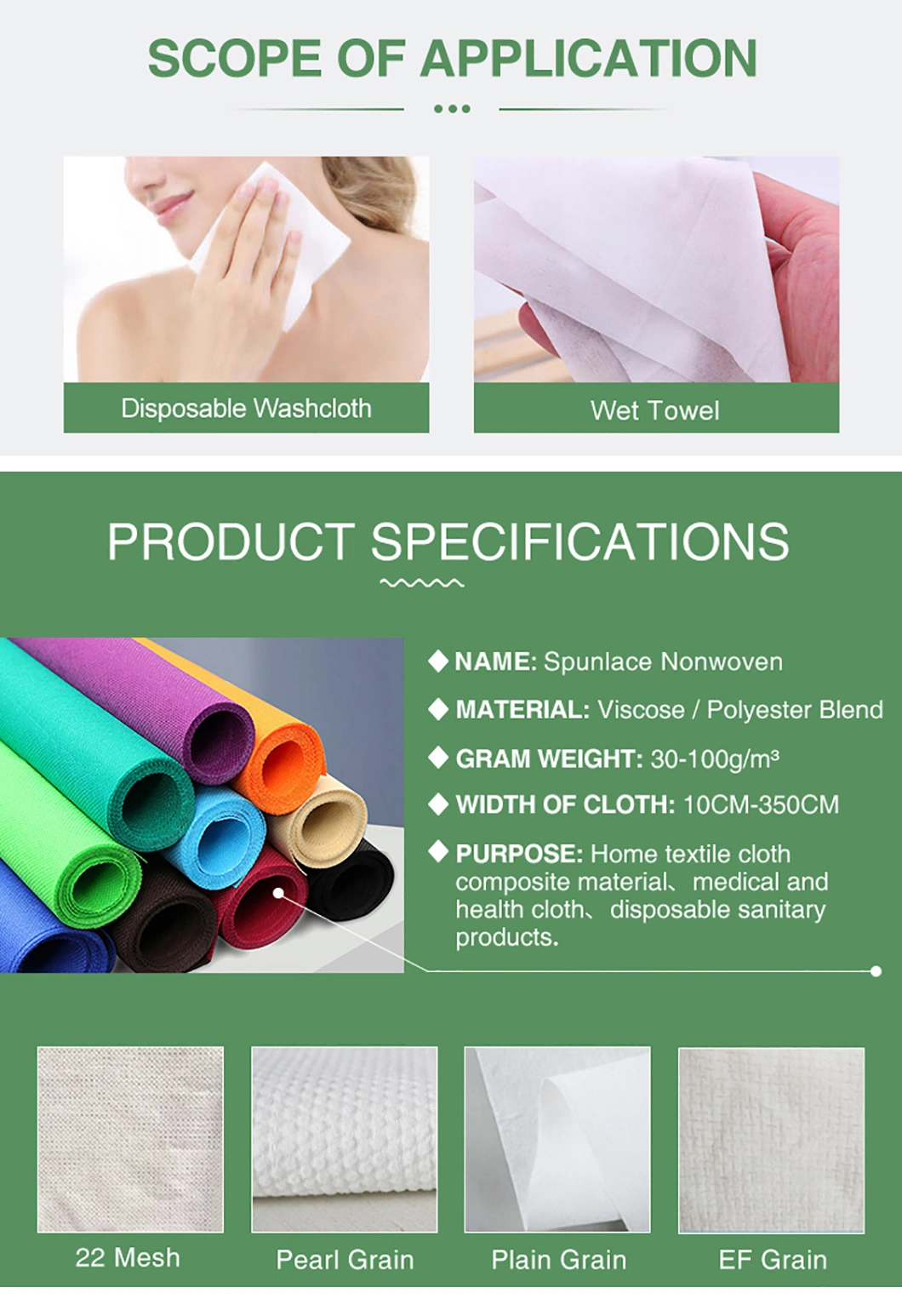 Nonwoven Color Polyester Felt Nonwoven Fabric 100% Polyester for Men Plain Dyed Colorful Nonwoven Bags