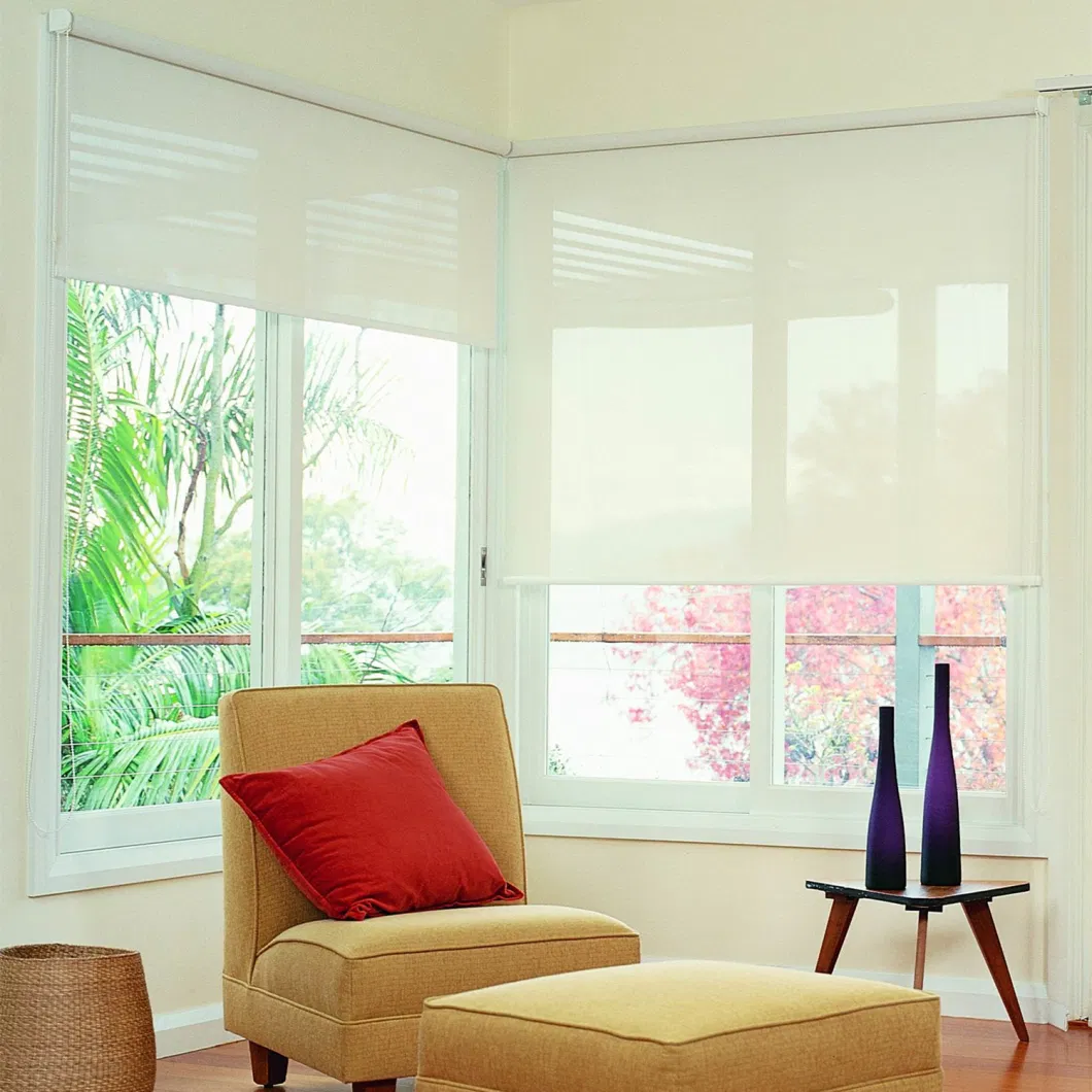 Grey Sunshade Mesh Fabric for Window Curtain Roller Blind