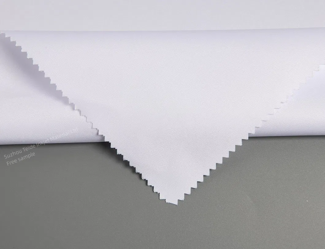 White Color Polyester Fabric for Dyed Sublimation Print
