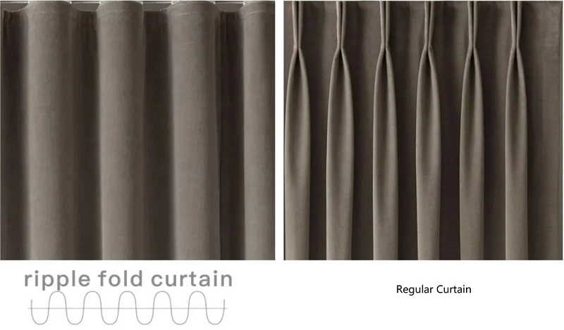 Curtains S Fold Curtain Home Decor French Window Ripple Fold 100% Polyester