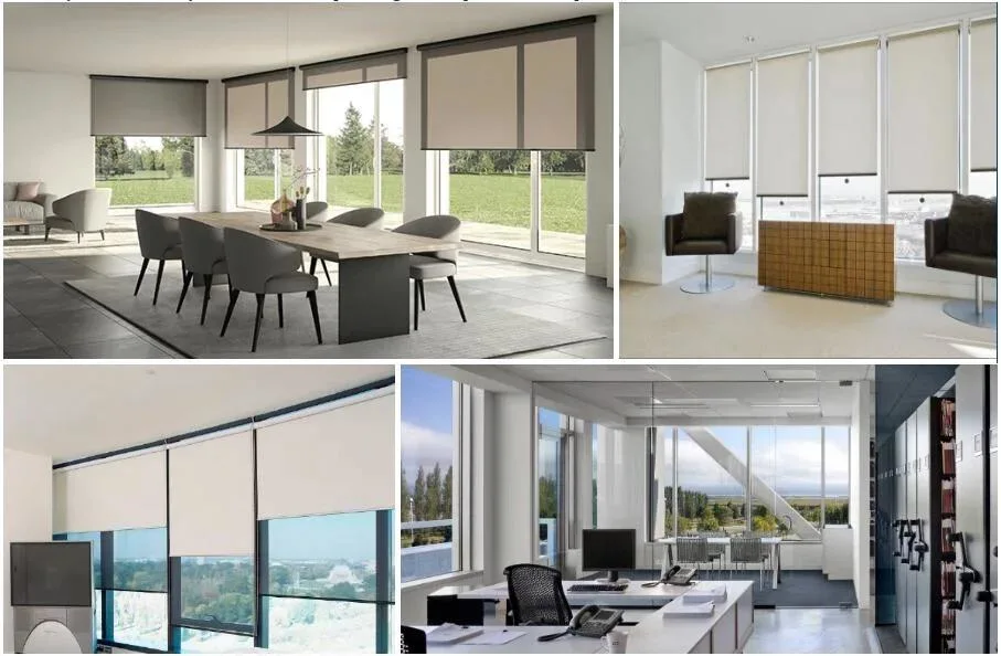 Hot-Selling Upgraded Curtains Blinds 100% Blackout Waterproof Elegant Roller Plain Living Room/ Bedroom/ Office