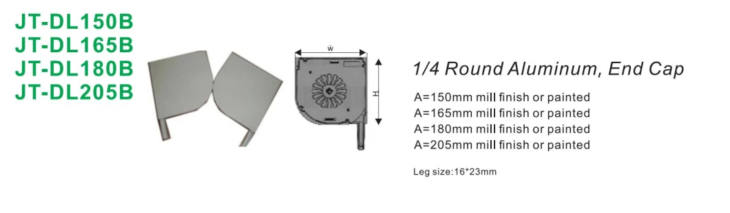 Rolling Blinds /Roller Shutter Accessories, Aluminum End Cap