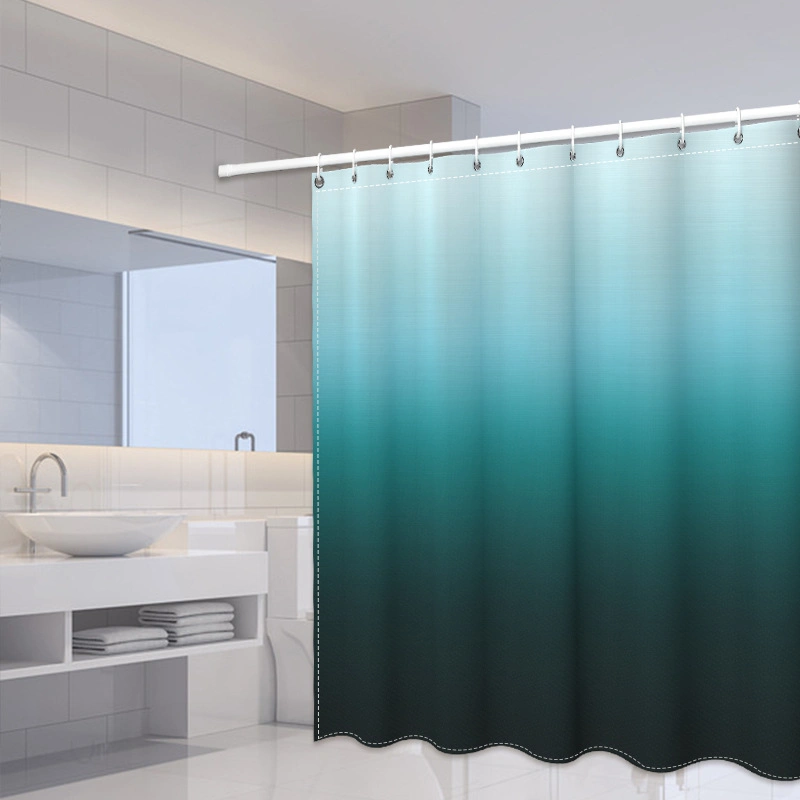 Bath Waterproof Flame 100% Polyester Shower Curtain for Bathroom