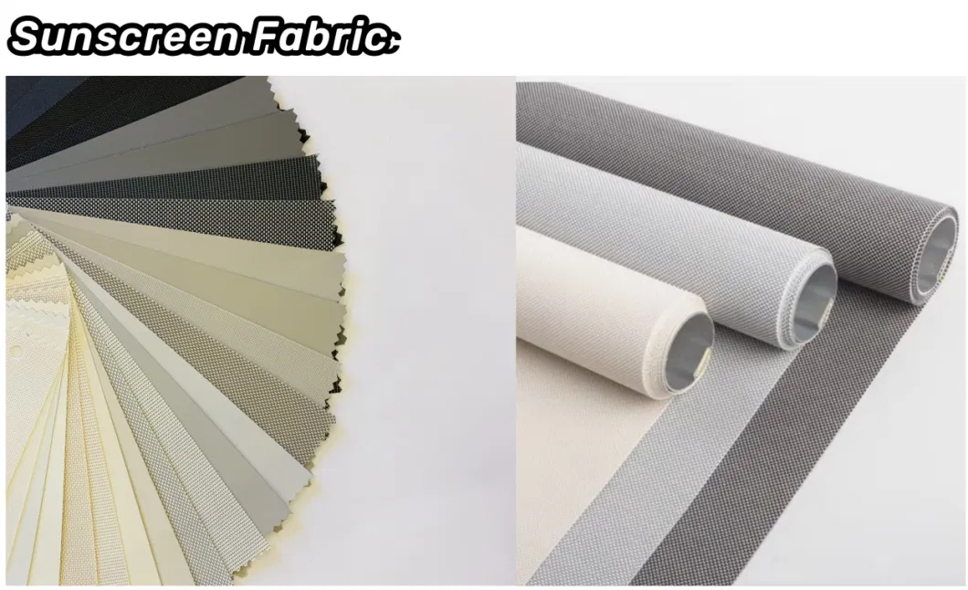 Vikson Professional Sunshade Fabric Manual Horizontal Blinds Supplier European Style Blackout Fabric Roman Blind Window Covering Roller Shutter Suncreen Fabric