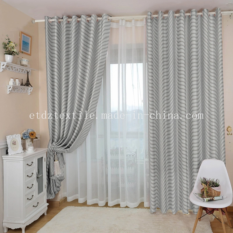 100% Polyester Shrinkage Wholesale Jacquard Fabric Window Curtain
