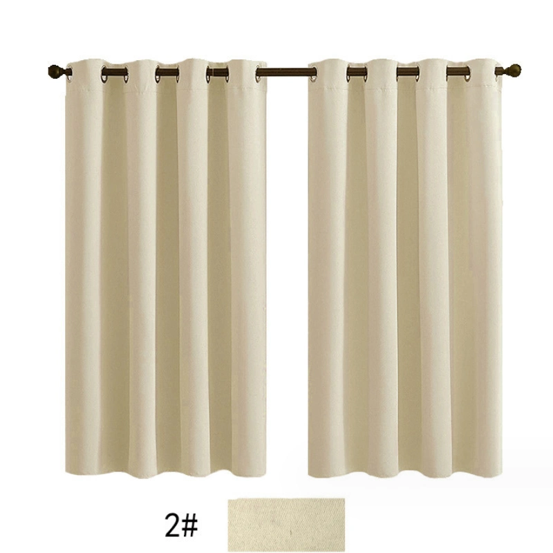Wholesale Thermal Insulated Eyelet Blackout Black Block out Living Room Curtains, Modern Curtains for The Living Room Blackout